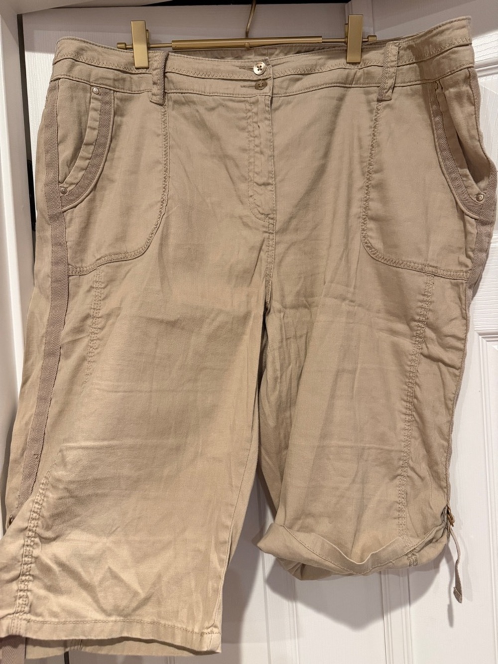 Chico’s Linen & Cotton Shorts, Size 3.5 (XL)